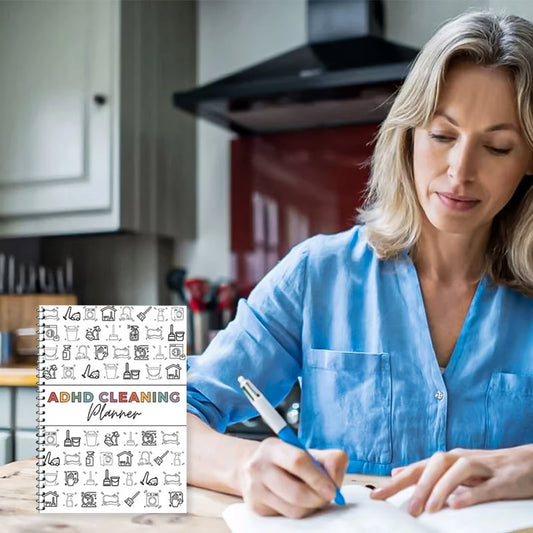 📕2026 ADHD Cleaning Planner — Designed for ADHD Minds