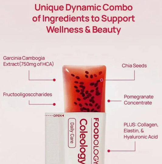 FOODOLOGY Coleology Cutting Jelly Weight Loss Supplements 250g(25g X 10 Sticks)