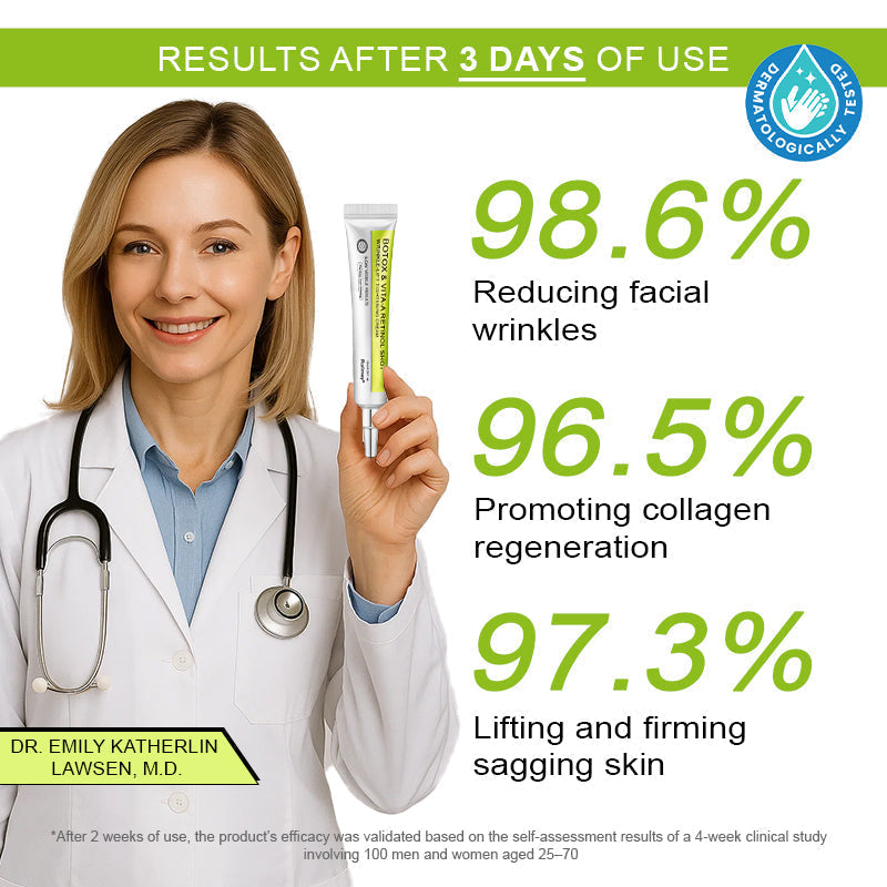 👨‍⚕️Made and shipped from Australia 💫Rolimey® Botox & Vita-A Retinol Shot Wrinkle-Lift Tightening cream - Last Day Promotion 70% OFF