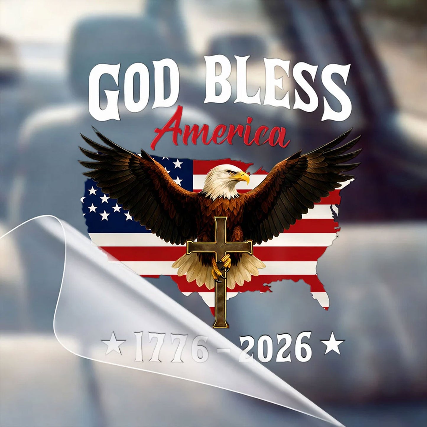 🔥 LIMITED TIME OFFER – 250th Anniversary Faith Freedom Patriotic Decal