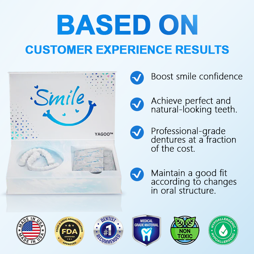 Moldable Dentures – Affordable, Comfortable & Easy At-Home Fit
