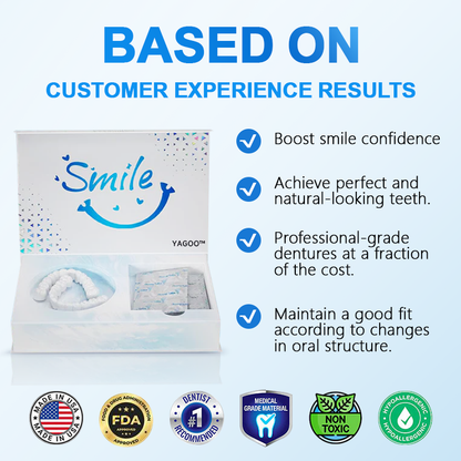 Moldable Dentures – Affordable, Comfortable & Easy At-Home Fit