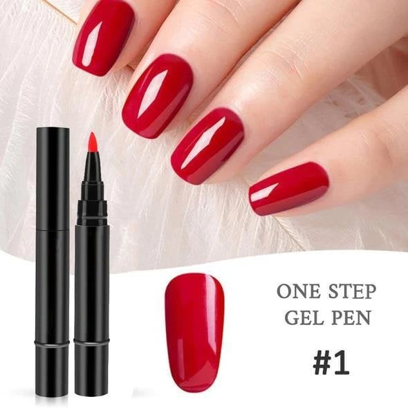 💅 Limited Time Buy 1 Get 1 Free! ✨One Step Nail Gel Pen🎨Free handheld mini UV nail lamp💡