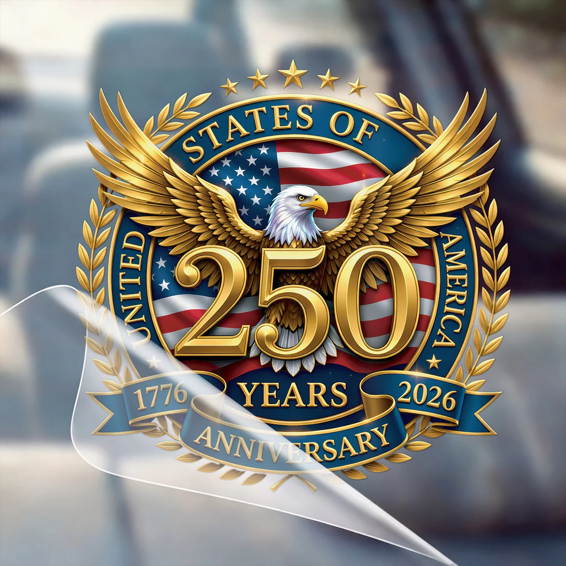 🔥 LIMITED TIME OFFER – 250th Anniversary Faith Freedom Patriotic Decal
