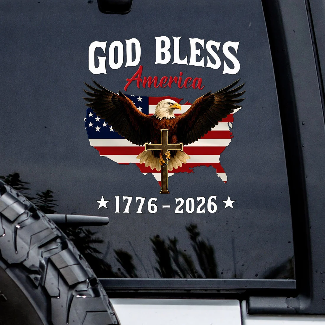 🔥 LIMITED TIME OFFER – 250th Anniversary Faith Freedom Patriotic Decal