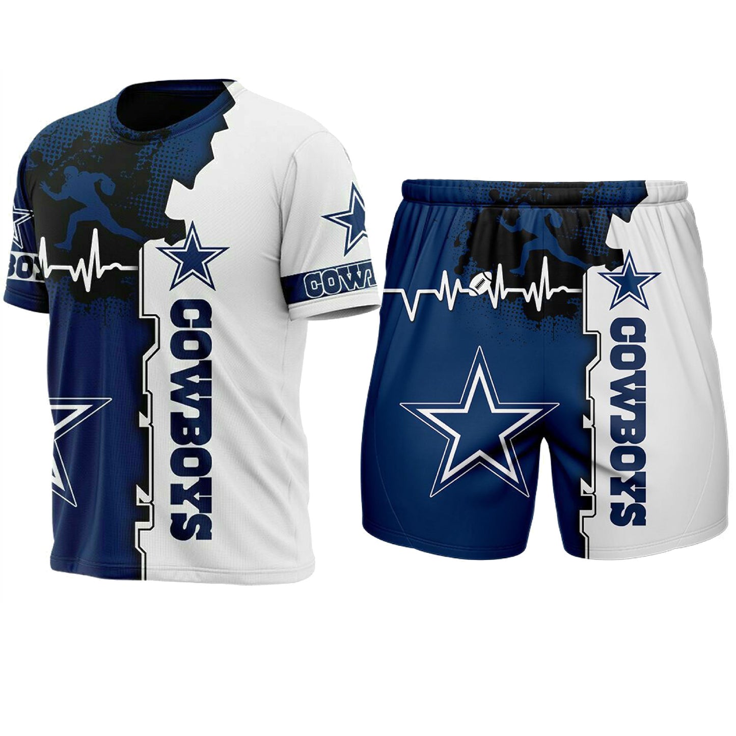 2026 NFL Team Pride Summer Shirt & Shorts Set – Ultimate Football Fan Collection