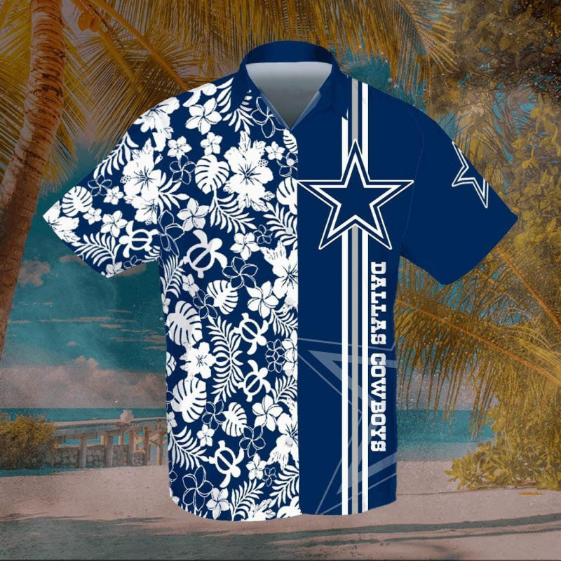 NHL Team Spirit Hawaiian Shirt – Vintage Hockey Fan Button Up Shirt